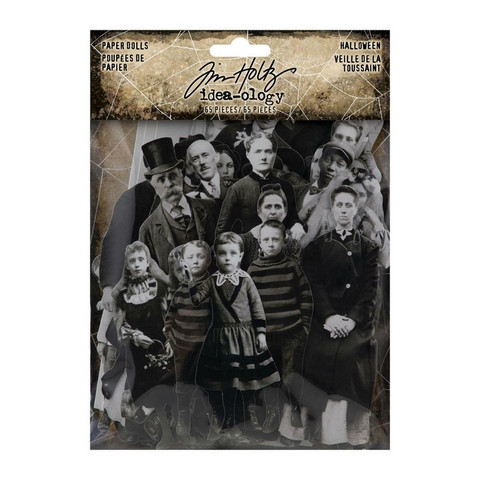 Tim Holtz Idea-Ology Die-Cut -leikekuvat, Paper Dolls, Halloween
