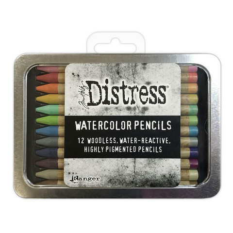 Tim Holtz Distress Watercolor Pencils -vesivärikynät, setti 2
