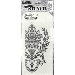 Tim Holtz Crest -sapluuna