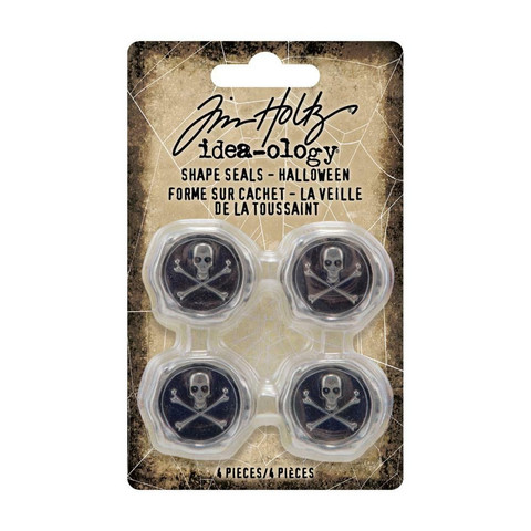 Tim Holtz Idea-Ology Metal Shape Seals -koristeet Halloween