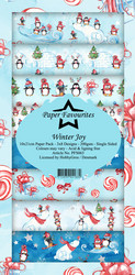 Paper Favourites Winter Joy -paperipakkaus, Slim Line