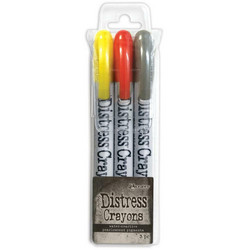 Tim Holtz Distress Crayons Pearl setti Halloween #3