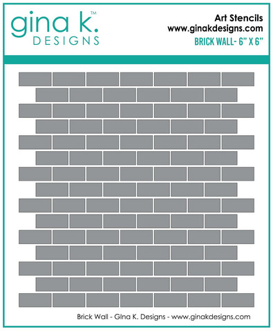 Gina K. Designs sapluuna Brick Wall