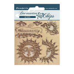 Stamperia Decorative Chips kuvioleike Cosmos Infinity, Immensity