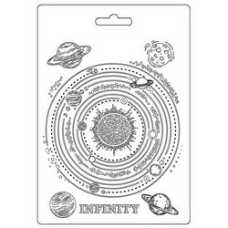 Stamperia Soft Mould -muotti Cosmos Infinity, A5