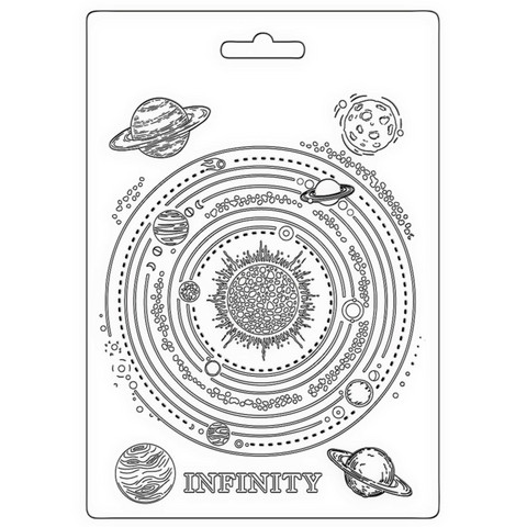 Stamperia Soft Mould -muotti Cosmos Infinity, A5