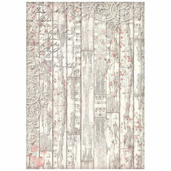 Stamperia riisipaperi Sweet Winter, Wood Pattern