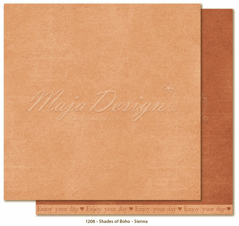 Maja Design Monochromes, Shades of Boho skräppipaperi Sienna