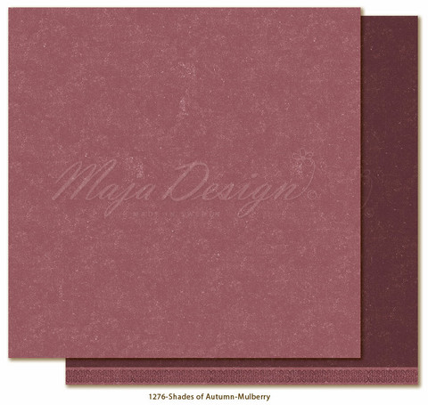 Maja Design Monochromes, Shades of Autumn skräppipaperi Mulberry