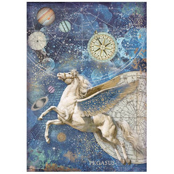 Stamperia riisipaperi Cosmos Infinity, Pegasus