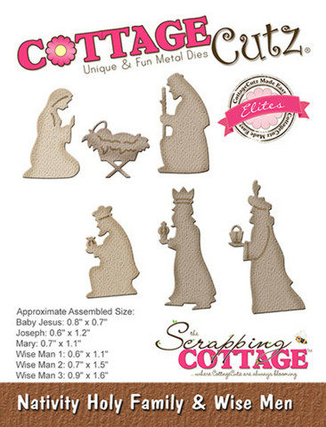 CottageCutz stanssi Nativity Holy Family & Wise Men