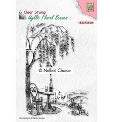 Nellie's Choice leimasin Outside Seating with Tree