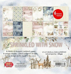 Craft & You paperipakkaus Sprinkled with Snow 12