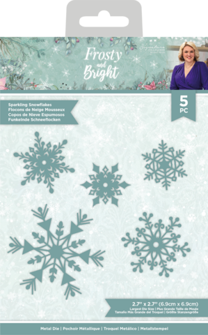 Crafter's Companion Frosty & Bright stanssi Sparkling Snowflakes