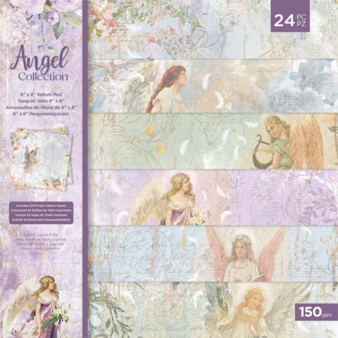 Crafter's Companion Angel Collection Vellum -paperipakkaus