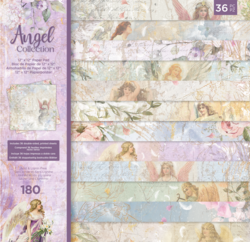 Crafter's Companion Angel Collection -paperipakkaus, 12