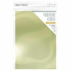 Tonic High Gloss Mirror Card -peilikartonki, sävy Venetian Gold, 5 arkkia