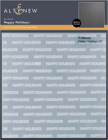 Altenew 3D kohokuviointikansio Happy Holidays
