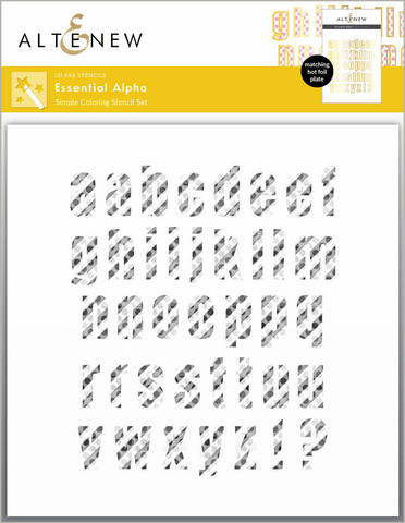 Altenew Essential Alpha -sapluuna