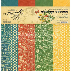Graphic 45 -paperipakkaus Little Things, Patterns & Solids 12