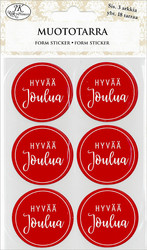 Muototarra Hyvää Joulua, punainen