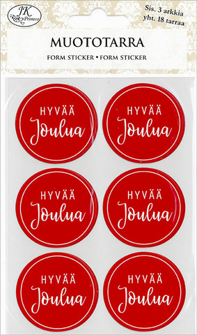 Muototarra Hyvää Joulua, punainen