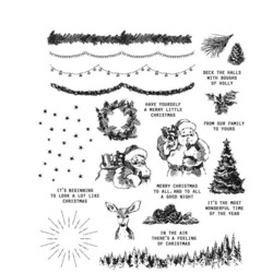 Stampers Anonymous, Tim Holtz leimasinsetti Darling Christmas
