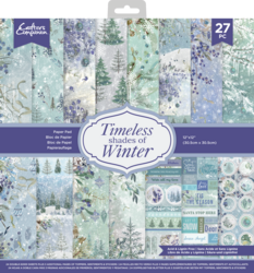 Crafter's Companion Timeless Shades of Winter -paperipakkaus, 12