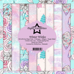 Paper Favourites Winter Wishes -paperipakkaus, 12