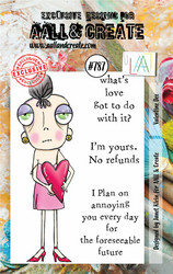 Aall & Create leimasin Valentine Dee