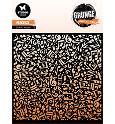Studio Light Grunge Collection -sapluuna, Music Notes