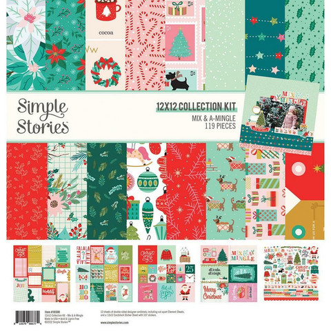 Simple Stories Mix & A-Mingle -paperipakkaus, 12