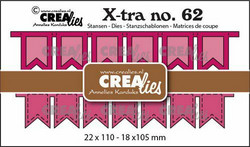 Crealies Fishtail Banners -stanssisetti