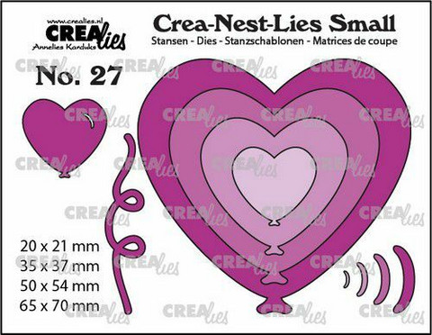 Crealies Small Balloons -stanssisetti