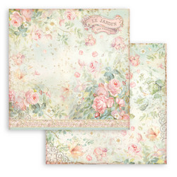Stamperia Rose Parfum skräppipaperi Le Jardin