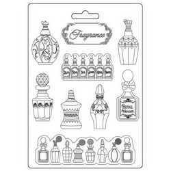 Stamperia Maxi Mould -muotti Rose Parfum, Fragrance, A4