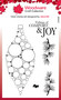 Woodware leimasin Big Bubble Bauble Joy