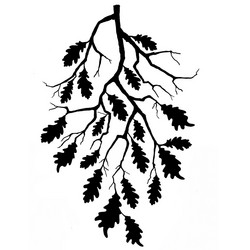 Lavinia Stamps leimasin Oak Leaf Branch