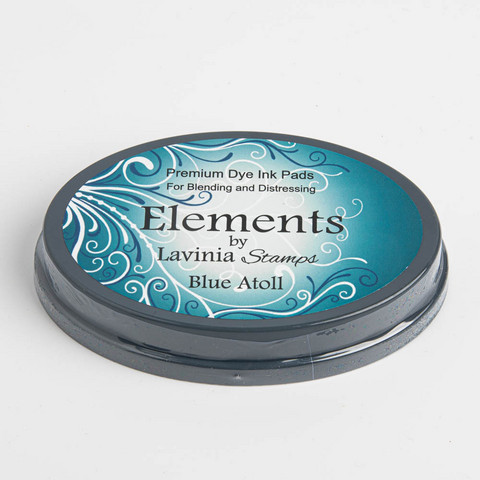 Lavinia Elements Premium Dye Ink -mustetyyny, sävy Blue Atoll