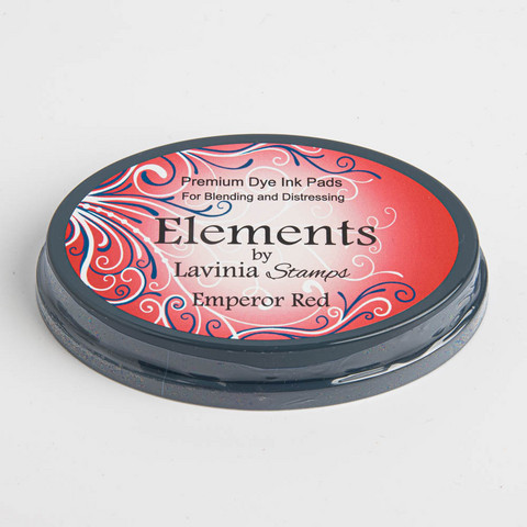 Lavinia Elements Premium Dye Ink -mustetyyny, sävy Emperor Red