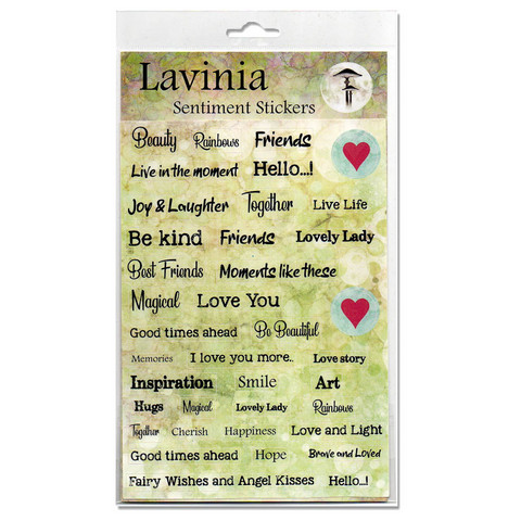 Lavinia Sentiment Journalling Sticker -tarra-arkki