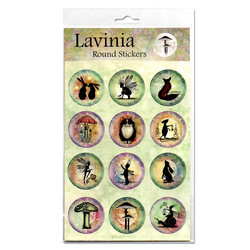 Lavinia Round Journalling Sticker -tarra-arkki