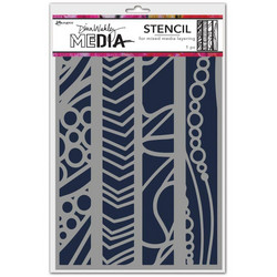 Dina Wakley Media sapluuna In A Line, 9