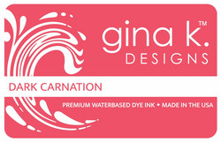 Gina K. Designs Premium Dye Ink -mustetyyny, Dark Carnation