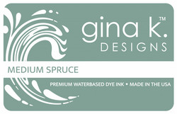 Gina K. Designs Premium Dye Ink -mustetyyny, Medium Spruce
