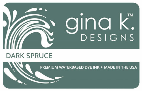 Gina K. Designs Premium Dye Ink -mustetyyny, Dark Spruce