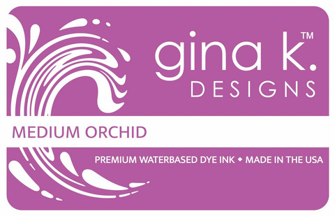 Gina K. Designs Premium Dye Ink -mustetyyny, Medium Orchid