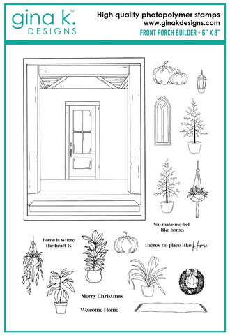 Gina K. Designs leimasin Front Porch Builder