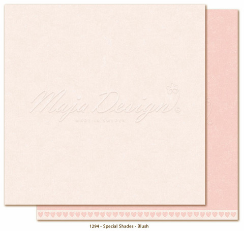 Maja Design Monochromes, Shades of Special Day skräppipaperi Blush