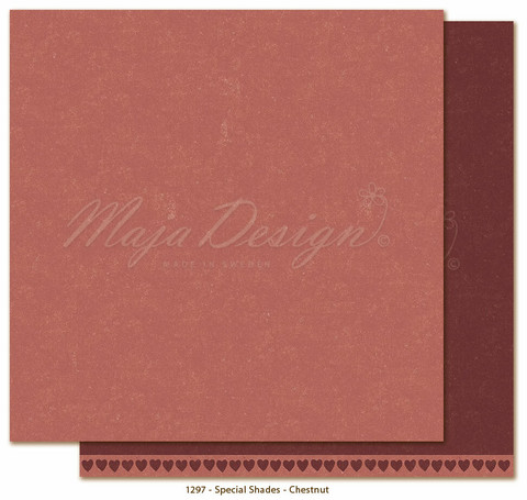 Maja Design Monochromes, Shades of Special Day skräppipaperi Chestnut